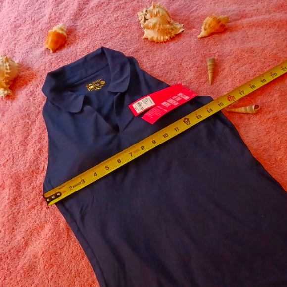 Lilly Pulitzer Top - Lakelynn Bra Polo Top True Navy NWT Size Small - Picture 7 of 15